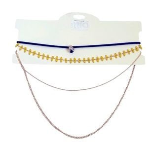Mia Collection Beatle & Layered Choker Set
